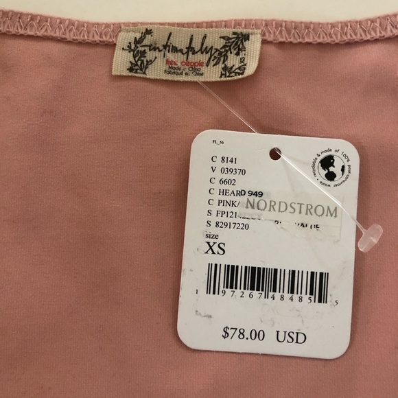 Free People Intimately Va Va Voop Deep V-Neck Puff Long Sleeves Bodysuit Sz XS - Picture 8 of 14